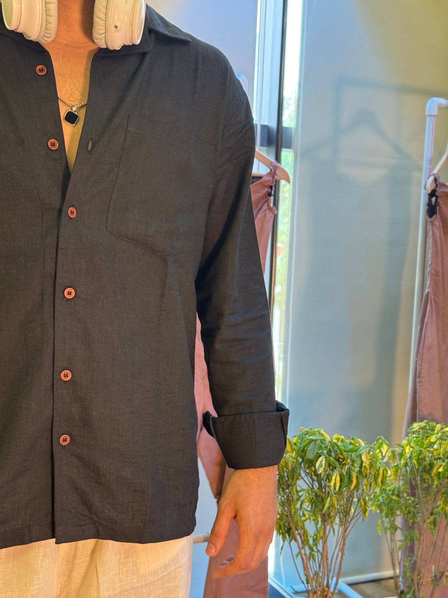 Horizon Shirt - Deep Black