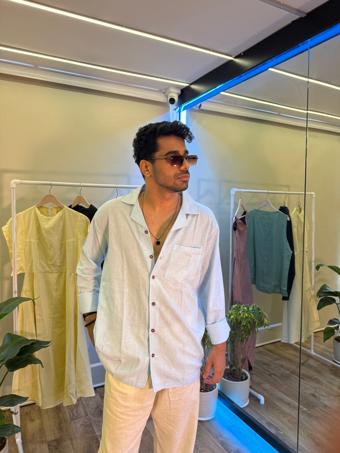 Horizon Shirt - Powder Blue