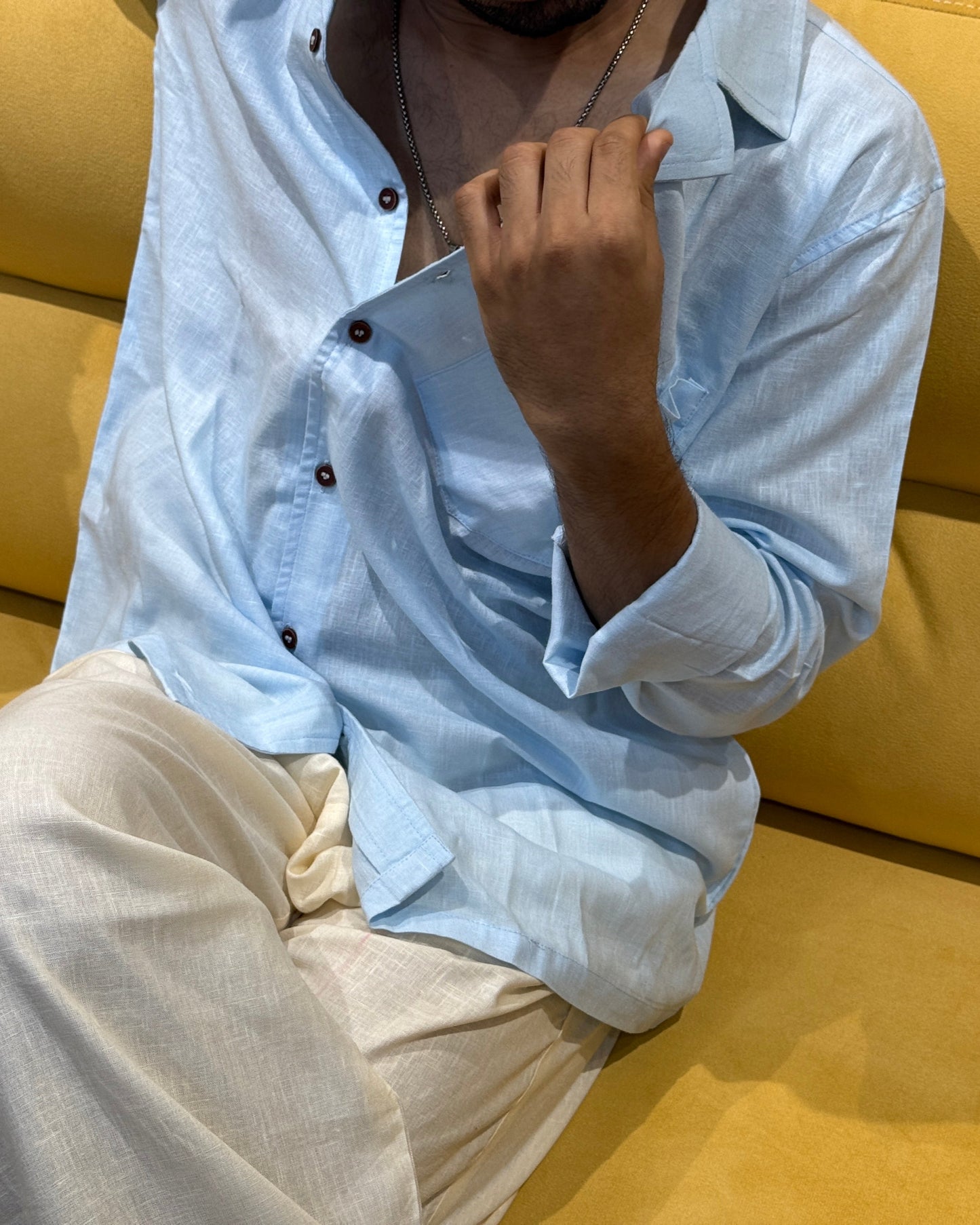 Horizon Shirt - Powder Blue