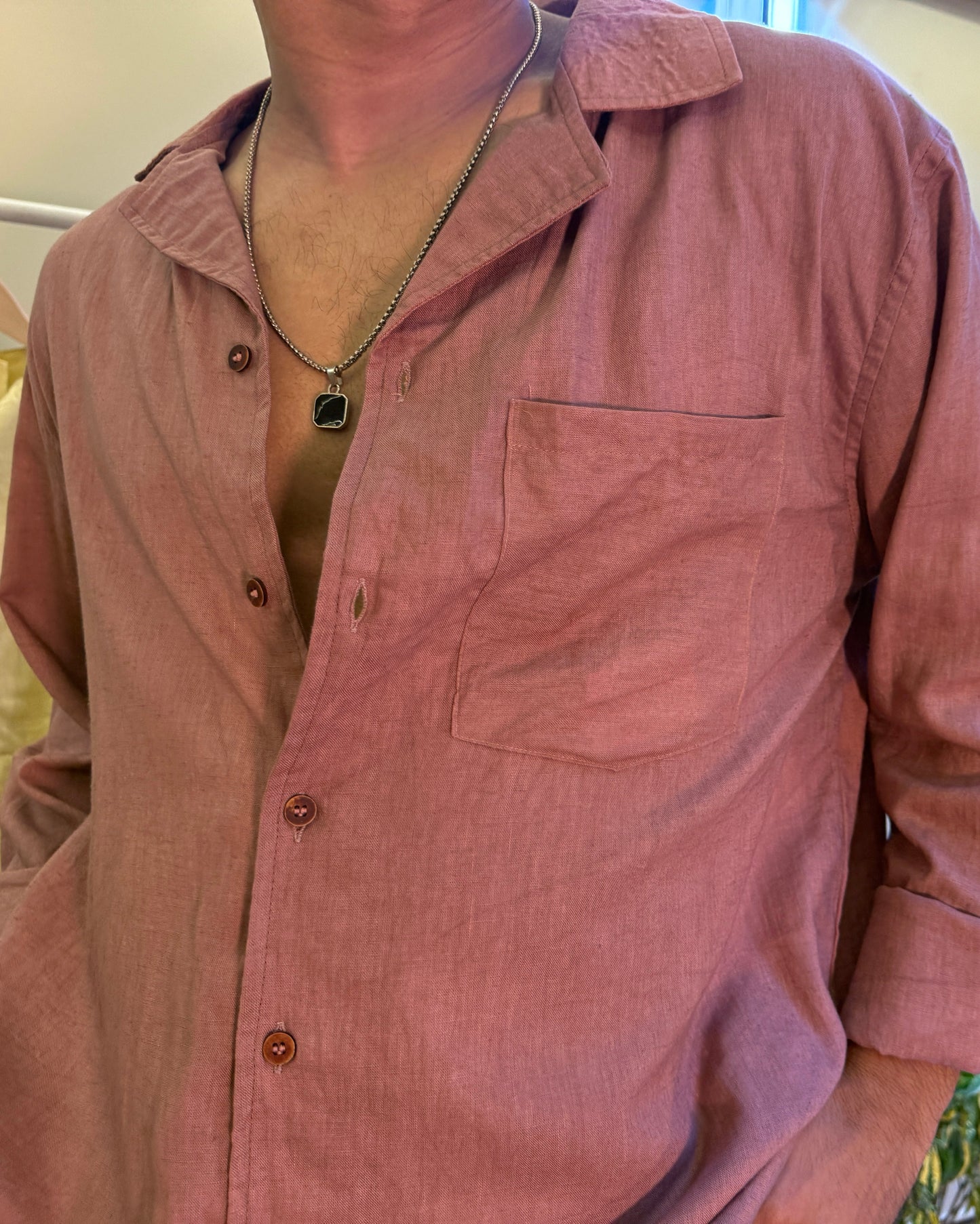 Horizon Shirt - Mocha Mousse