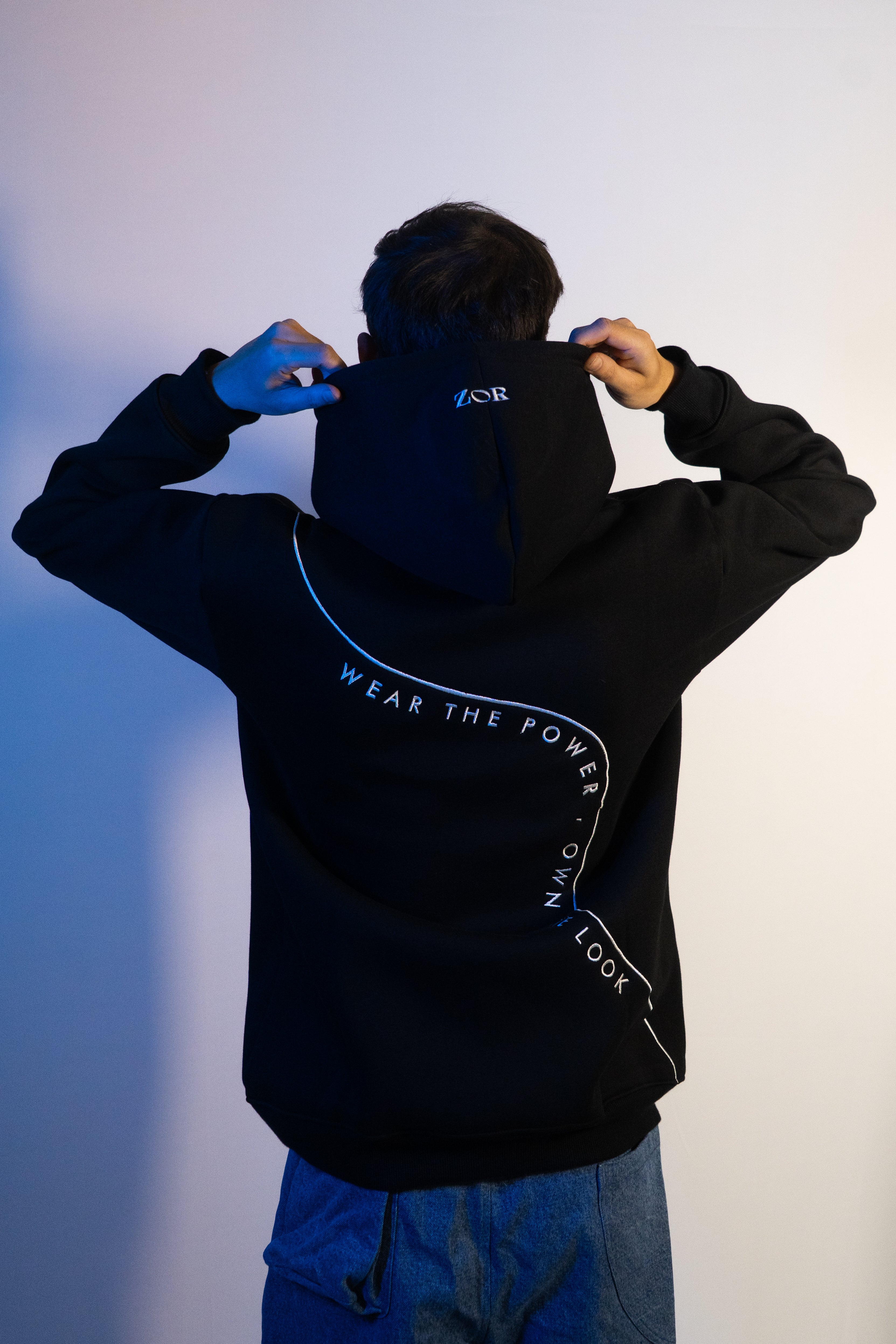 Wear The Power - Black Hoodie for Mens and Womens – ZOR
