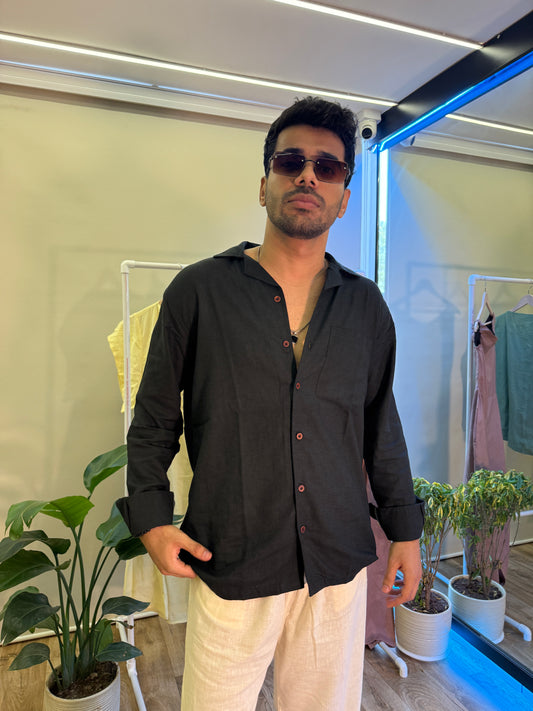Horizon Shirt - Deep Black