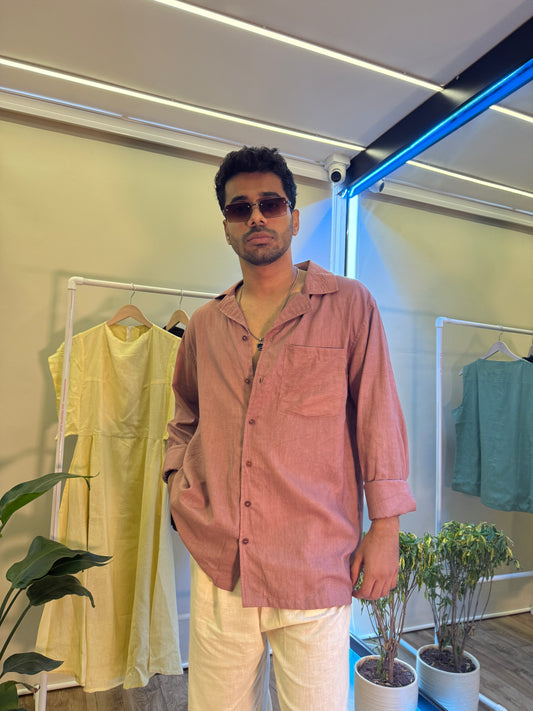 Horizon Shirt - Mocha Mousse