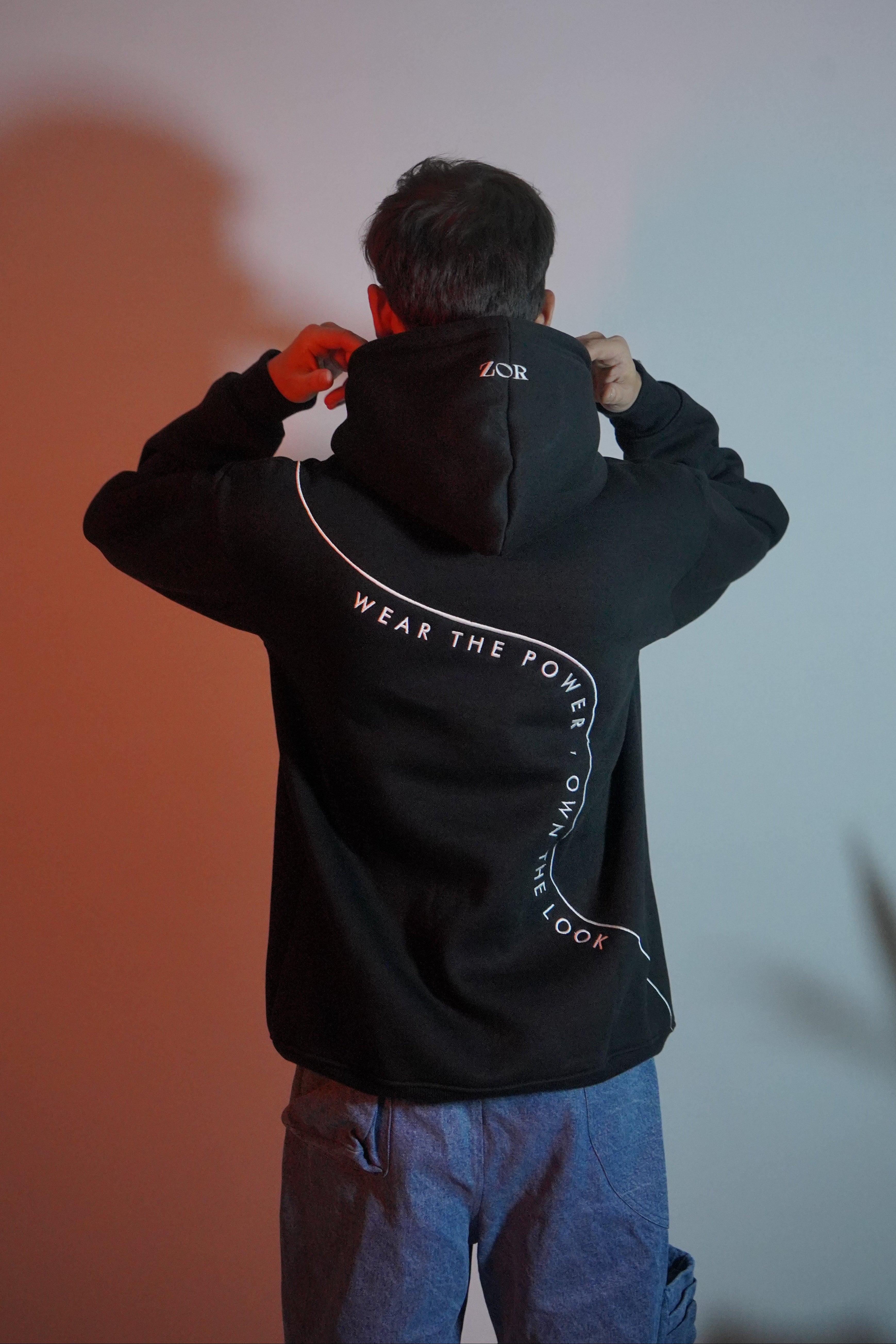 Wear The Power - Black Hoodie for Mens and Womens – ZOR