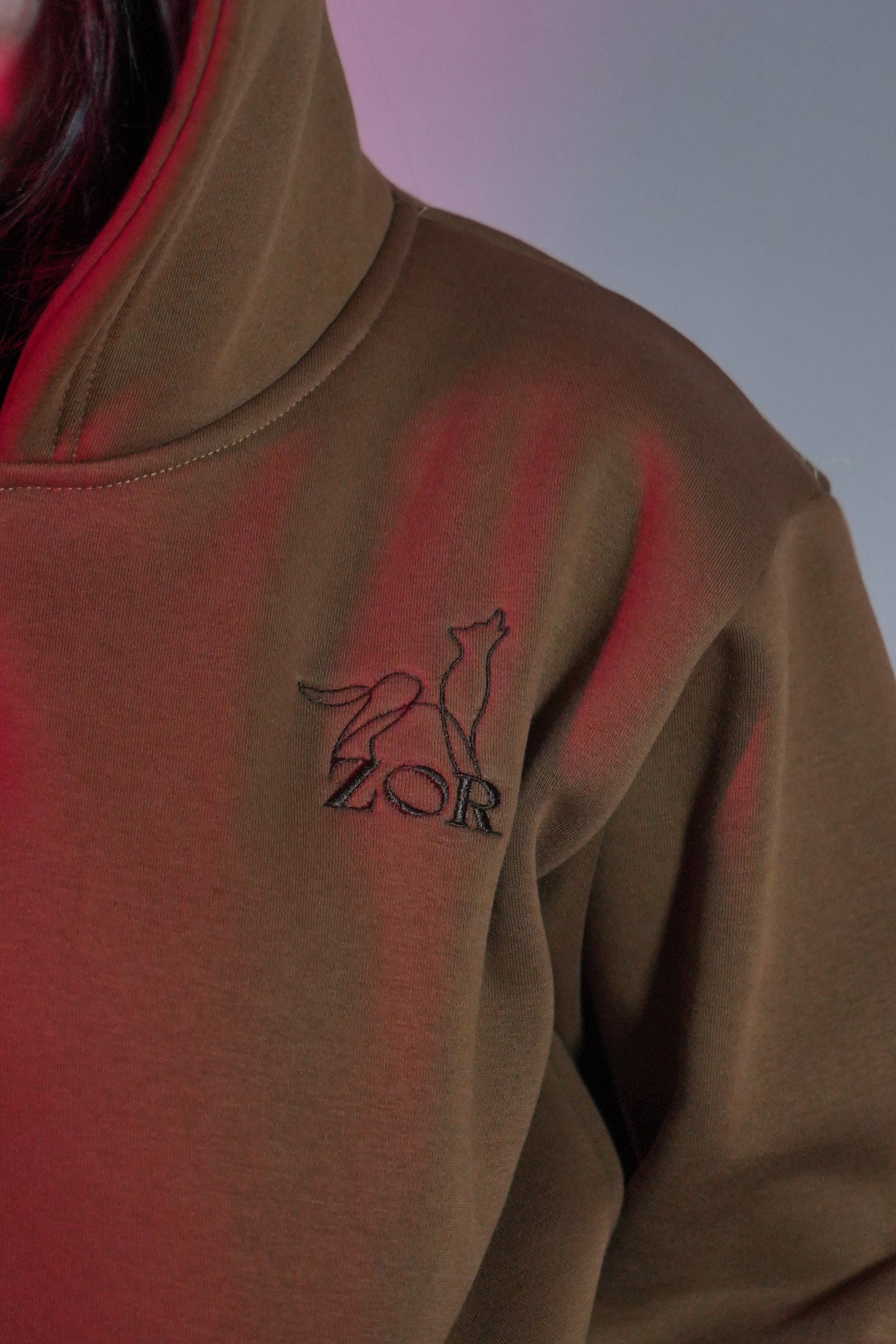 The Silent Guide - Brown Hoodie