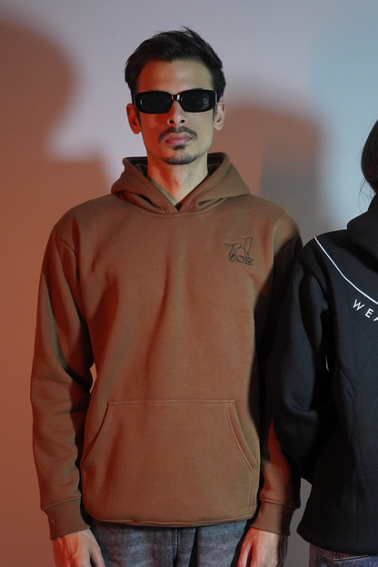 The Silent Guide - Brown Hoodie